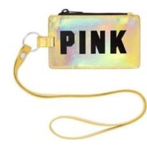 NWT PINK I.D HOLOGRAPHIC TAG
